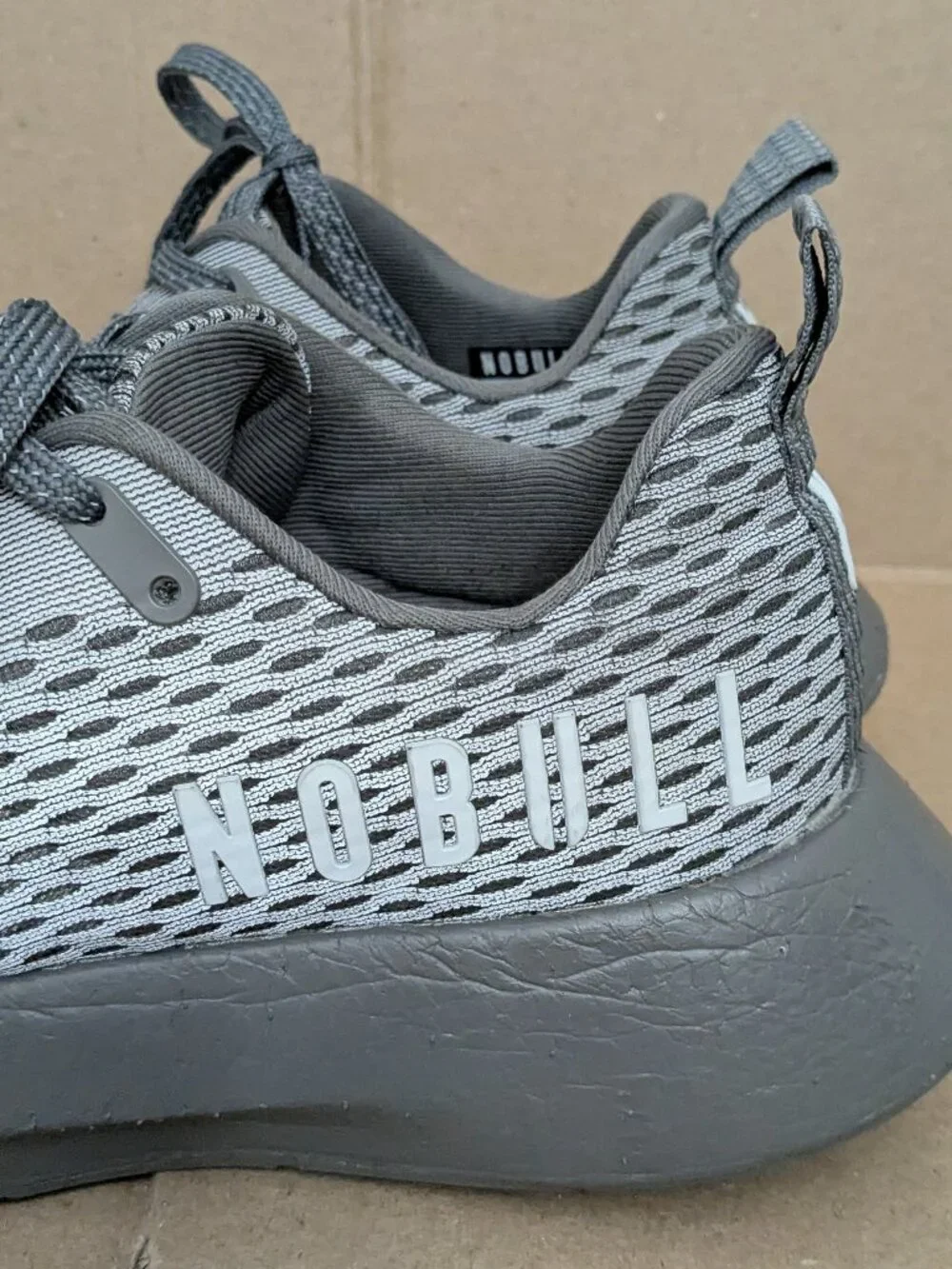 NOBULL Women Size 9 Men 7.5 SuperFabric Trainers Running Shoes Gray